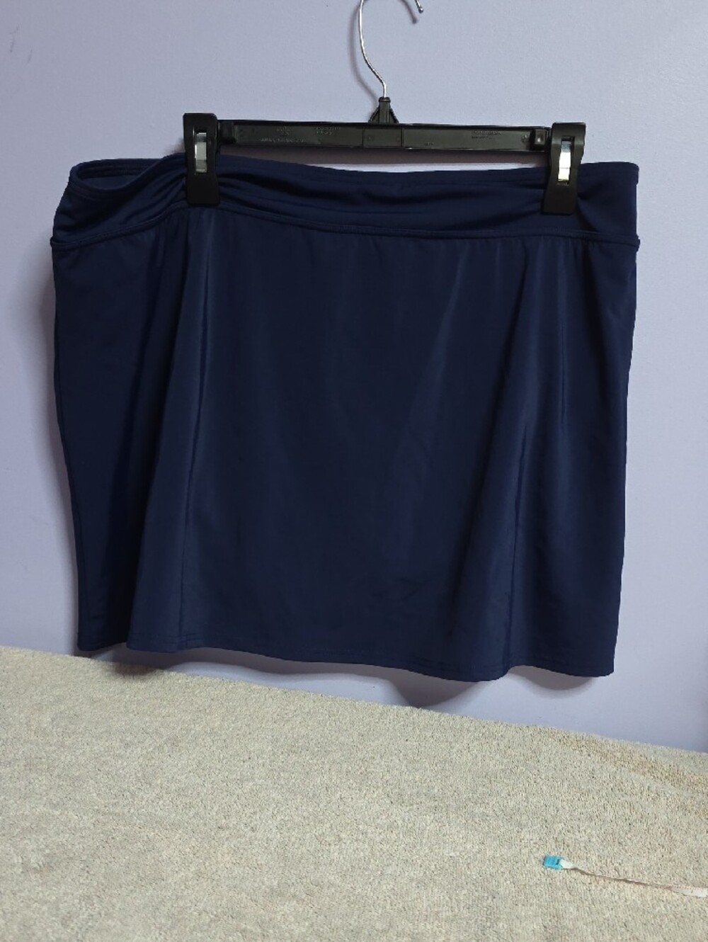 Lands' End Navy Blue Swim Skirt